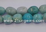 CNG6908 15.5 inches 8*12mm - 10*14mm nuggets amazonite beads