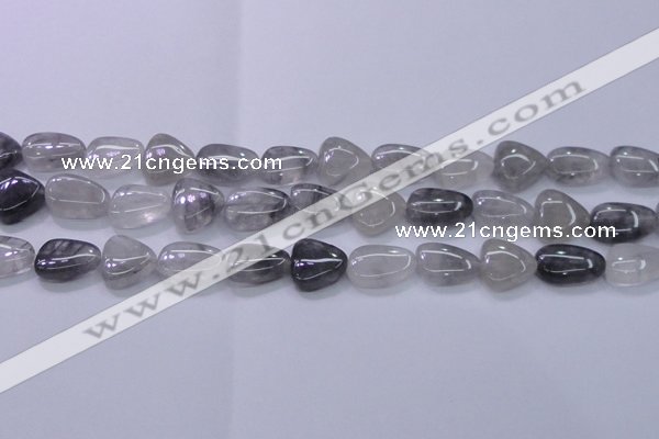 CNG691 15.5 inches 13*18mm - 15*16mm freeform cloudy quartz Beads