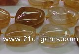 CNG692 15.5 inches 13*18mm - 15*16mm freeform yellow quartz beads