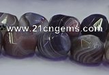 CNG6939 12*16mm - 13*18mm faceted nuggets Botswana agate beads