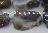 CNG6942 15.5 inches 18*25mm - 25*35mm freeform Botswana agate beads