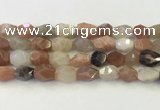 CNG6967 12*14mm - 13*18mm faceted nuggets mixed moonstone beads