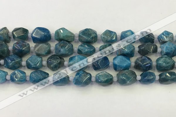 CNG6968 15.5 inches 10*11mm - 12*16mm faceted nuggets apatite beads