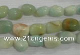 CNG701 15.5 inches 8*10mm nuggets amazonite beads wholesale