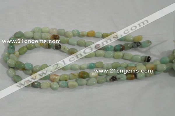 CNG701 15.5 inches 8*10mm nuggets amazonite beads wholesale