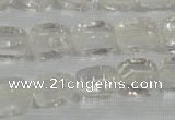 CNG705 15.5 inches 10*14mm nuggets white crystal beads wholesale