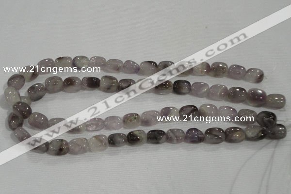 CNG706 15.5 inches 10*14mm nuggets amethyst beads wholesale