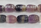 CNG707 15.5 inches 10*14mm nuggets fluorite beads wholesale