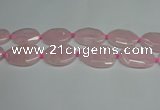 CNG7088 15.5 inches 25*35mm - 35*45mm faceted freeform rose quartz beads