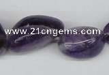 CNG71 15.5 inches 10*16mm - 25*35mm nuggets amethyst gemstone beads