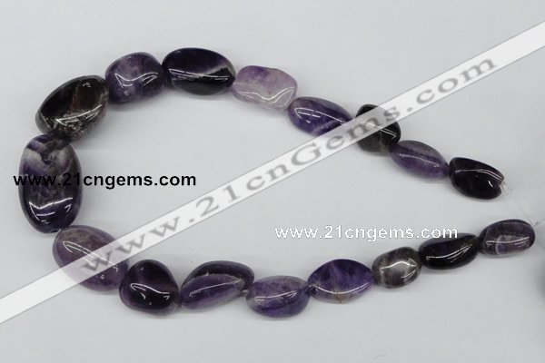 CNG71 15.5 inches 10*16mm - 25*35mm nuggets amethyst gemstone beads