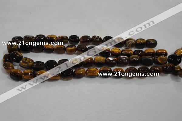 CNG710 15.5 inches 10*14mm nuggets yellow tiger eye beads wholesale