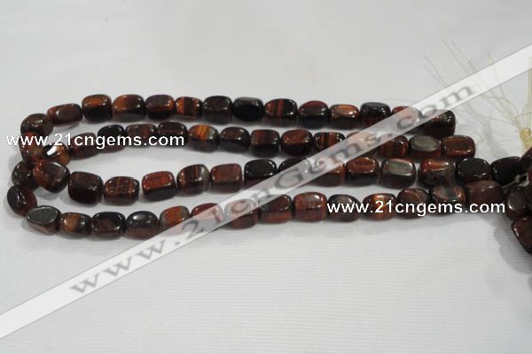 CNG711 15.5 inches 10*14mm nuggets red tiger eye beads wholesale