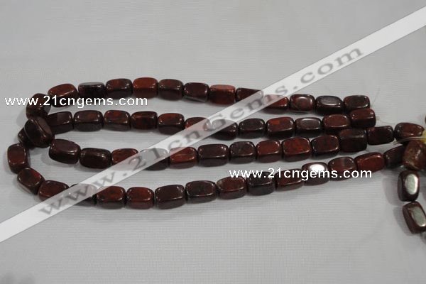 CNG720 15.5 inches 10*15mm nuggets Chinese red jasper beads