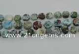 CNG7200 15.5 inches 12*14mm - 14*16mm faceted freeform larimar beads