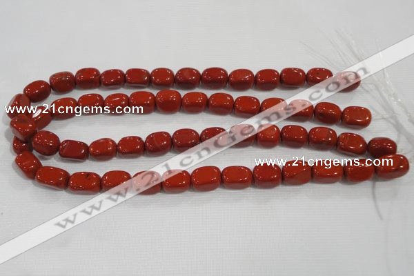 CNG721 15.5 inches 10*14mm nuggets red jasper beads wholesale