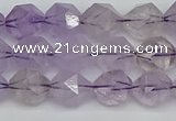 CNG7216 15.5 inches 8mm faceted nuggets amethyst beads wholesale