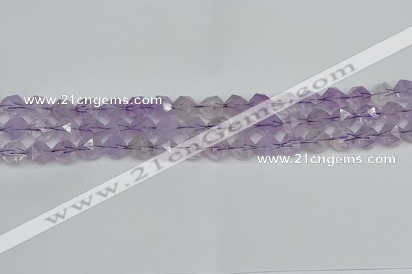 CNG7216 15.5 inches 8mm faceted nuggets amethyst beads wholesale