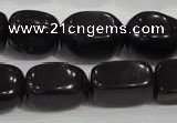 CNG725 15.5 inches 15*20mm nuggets black obsidian beads wholesale