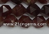 CNG7273 15.5 inches 12mm faceted nuggets orange garnet beads