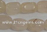 CNG729 15.5 inches 15*18mm nuggets rose quartz beads wholesale