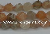 CNG7291 15.5 inches 8mm faceted nuggets moonstone beads