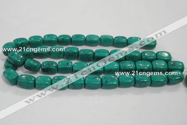 CNG731 15.5 inches 15*18mm nuggets synthetic turquoise beads wholesale