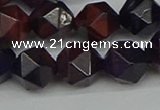 CNG7318 15.5 inches 12mm faceted nuggets purple tiger eye beads