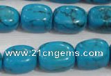 CNG732 15.5 inches 13*18mm nuggets synthetic turquoise beads wholesale