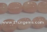 CNG734 15.5 inches 12*18mm nuggets rose quartz beads wholesale