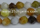 CNG7370 15.5 inches 6mm faceted nuggets mixed opal beads