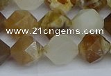 CNG7372 15.5 inches 10mm faceted nuggets mixed opal beads