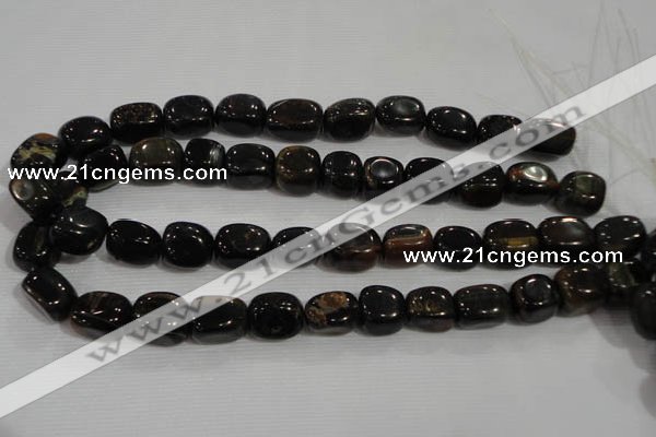 CNG739 15.5 inches 13*18mm nuggets blue tiger eye beads wholesale