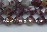 CNG7410 15.5 inches 6mm faceted nuggets tourmaline beads