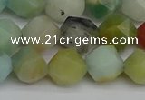 CNG7417 15.5 inches 10mm faceted nuggets amazonite beads