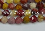 CNG7425 15.5 inches 6mm faceted nuggets mookaite beads