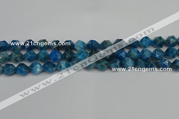 CNG7432 15.5 inches 10mm faceted nuggets apatite gemstone beads