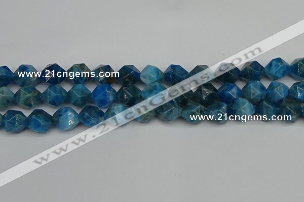 CNG7433 15.5 inches 12mm faceted nuggets apatite gemstone beads