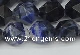 CNG7438 15.5 inches 12mm faceted nuggets sodalite gemstone beads