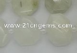 CNG7454 12*16mm - 15*20mm faceted freeform white moonstone beads
