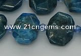 CNG7457 15.5 inches 12*16mm - 15*20mm faceted freeform apatite beads