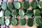 CNG7478 18*25mm - 20*28mm faceted freeform african jade beads