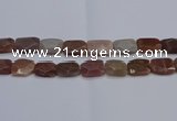 CNG7486 15.5 inches 18*25mm - 20*30mm faceted freeform sunstone beads