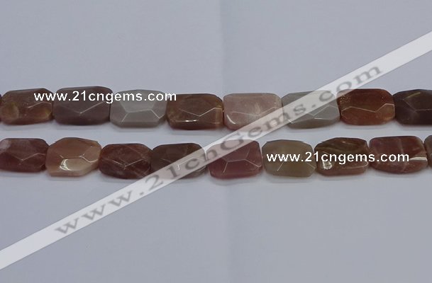 CNG7486 15.5 inches 18*25mm - 20*30mm faceted freeform sunstone beads