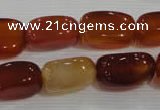 CNG751 15.5 inches 12*20mm nuggets red agate beads wholesale