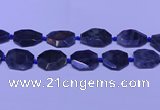 CNG7517 15.5 inches 25*35mm - 30*40mm faceted freeform labradorite beads