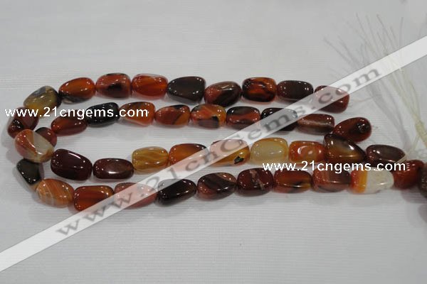 CNG753 15.5 inches 14*20mm nuggets agate beads wholesale