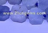 CNG7603 15.5 inches 12*14mm - 15*16mm freeform aquamarine beads