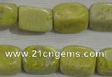 CNG761 15.5 inches 15*20mm nuggets lemon jade beads wholesale