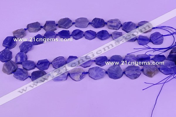 CNG7613 15.5 inches 12*12mm - 15*16mm freeform kyanite beads